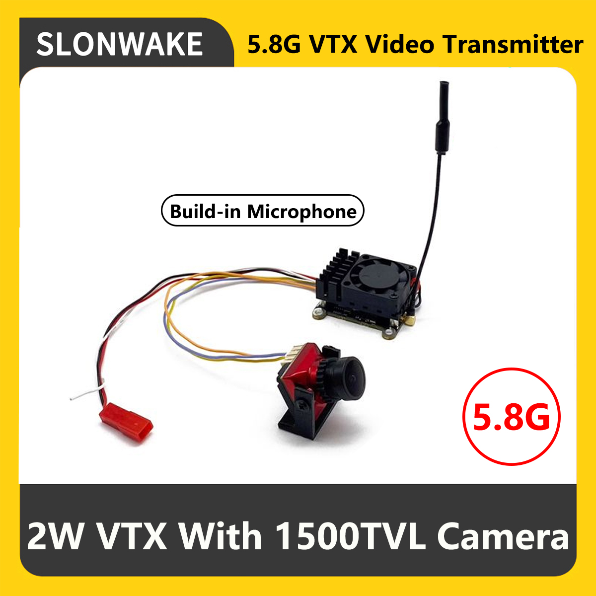 SLONWAKE 5.8G 2000mW FPV VTX T - đánh giá và giá Drone Frame